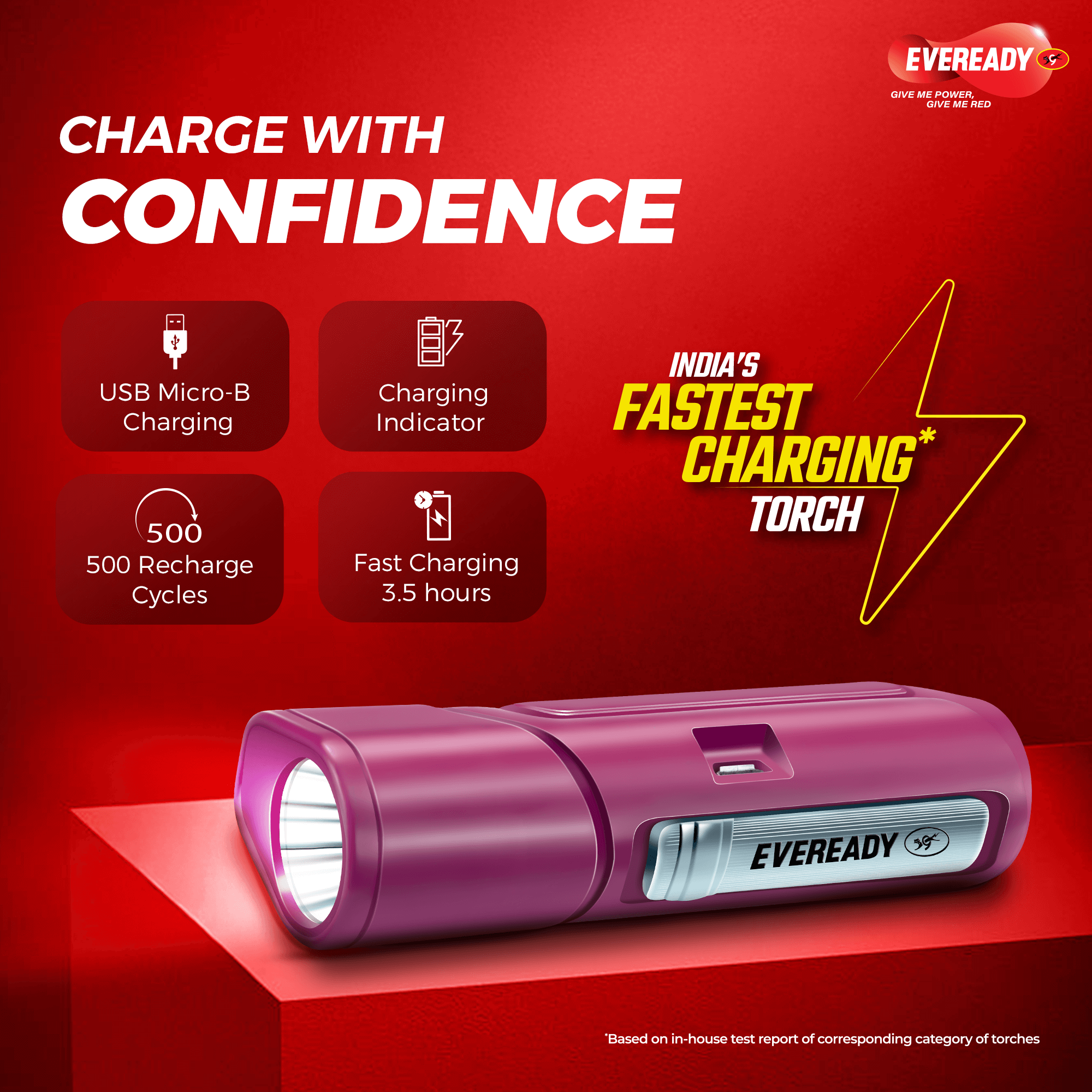 can you overcharge an eveready dorcy model number rechargeable flashlights DL85 Torch It also includes a USB port to charge devices as well as USB cable Discover the Eveready Rechargeable LED